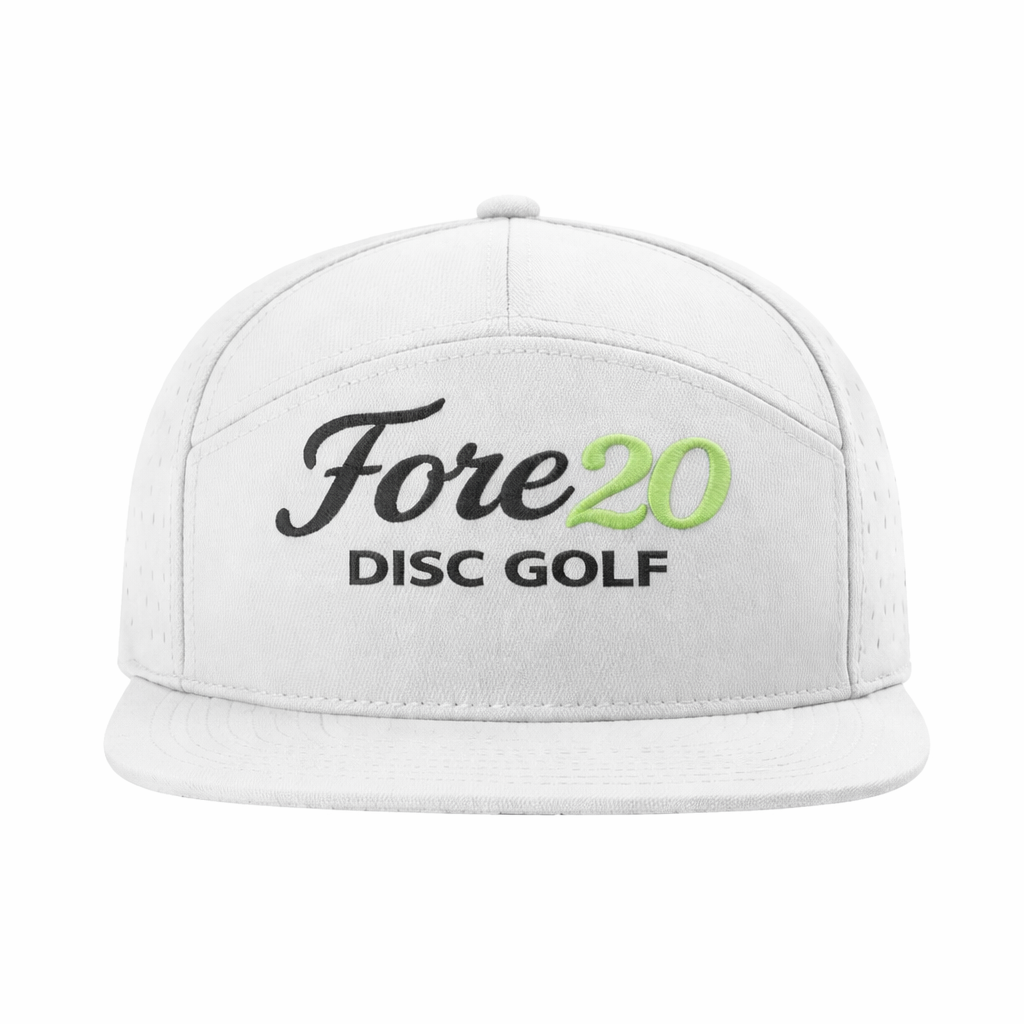 FORE20 Disc Golf Performance 7-Panel – Too High to Lay Up