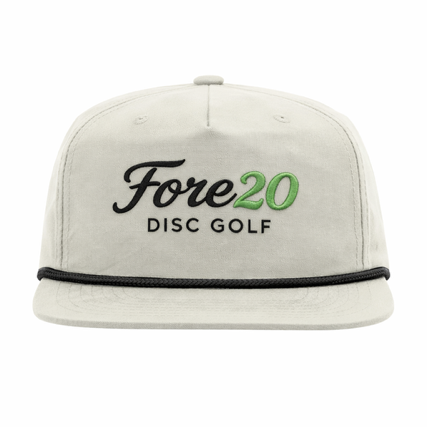 FORE20 Flat Bill Snapback Rope Hat