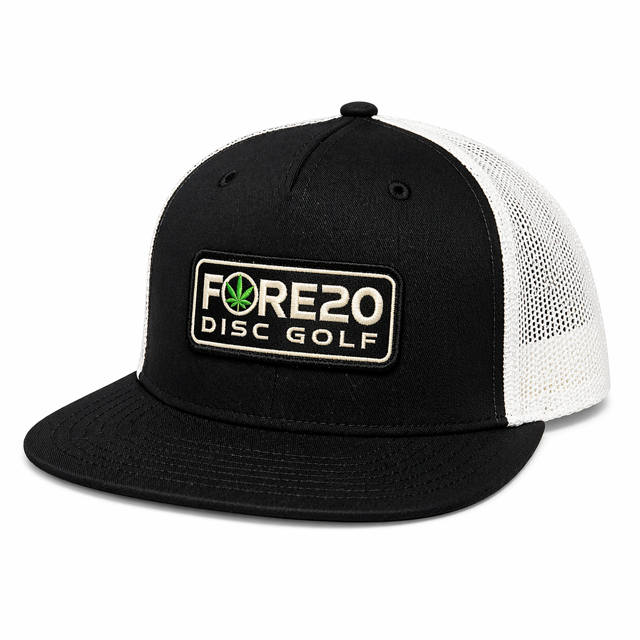 FORE20 Flat Bill Patch Trucker Hat