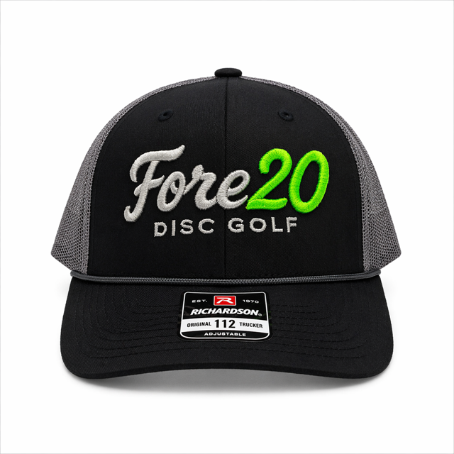 FORE20 Disc Golf Rope Trucker Hat