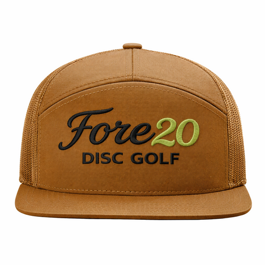 FORE20 Disc Golf 7-Panel – Too High to Lay Up