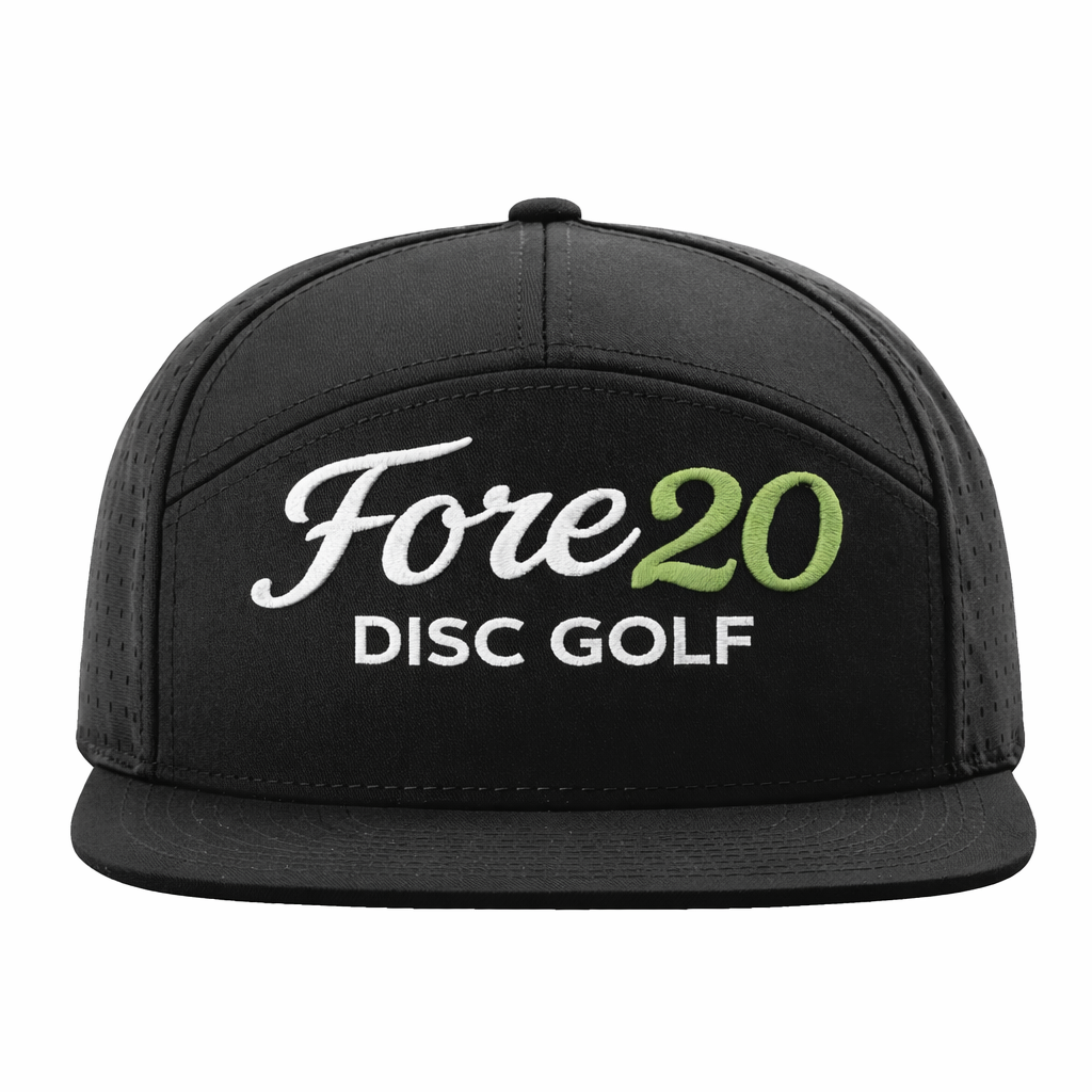 FORE20 Disc Golf Performance 7-Panel – Too High to Lay Up