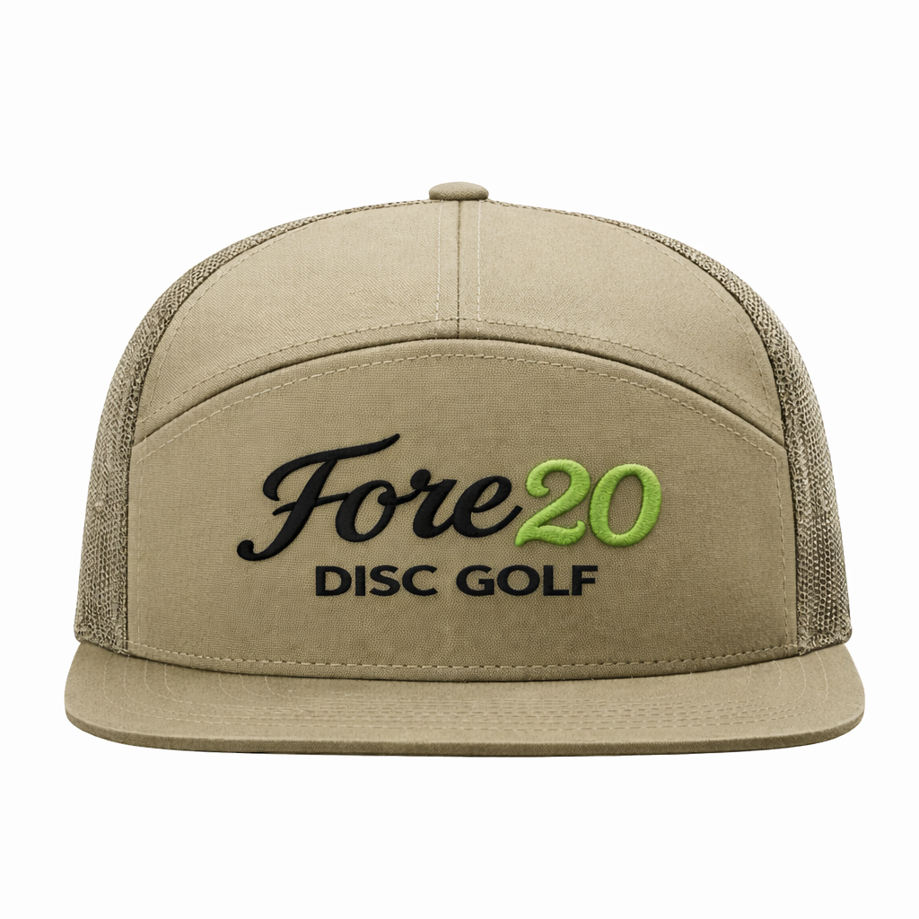 FORE20 Disc Golf 7-Panel – Too High to Lay Up