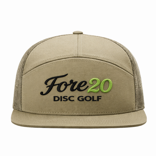 FORE20 Disc Golf 7-Panel – Too High to Lay Up