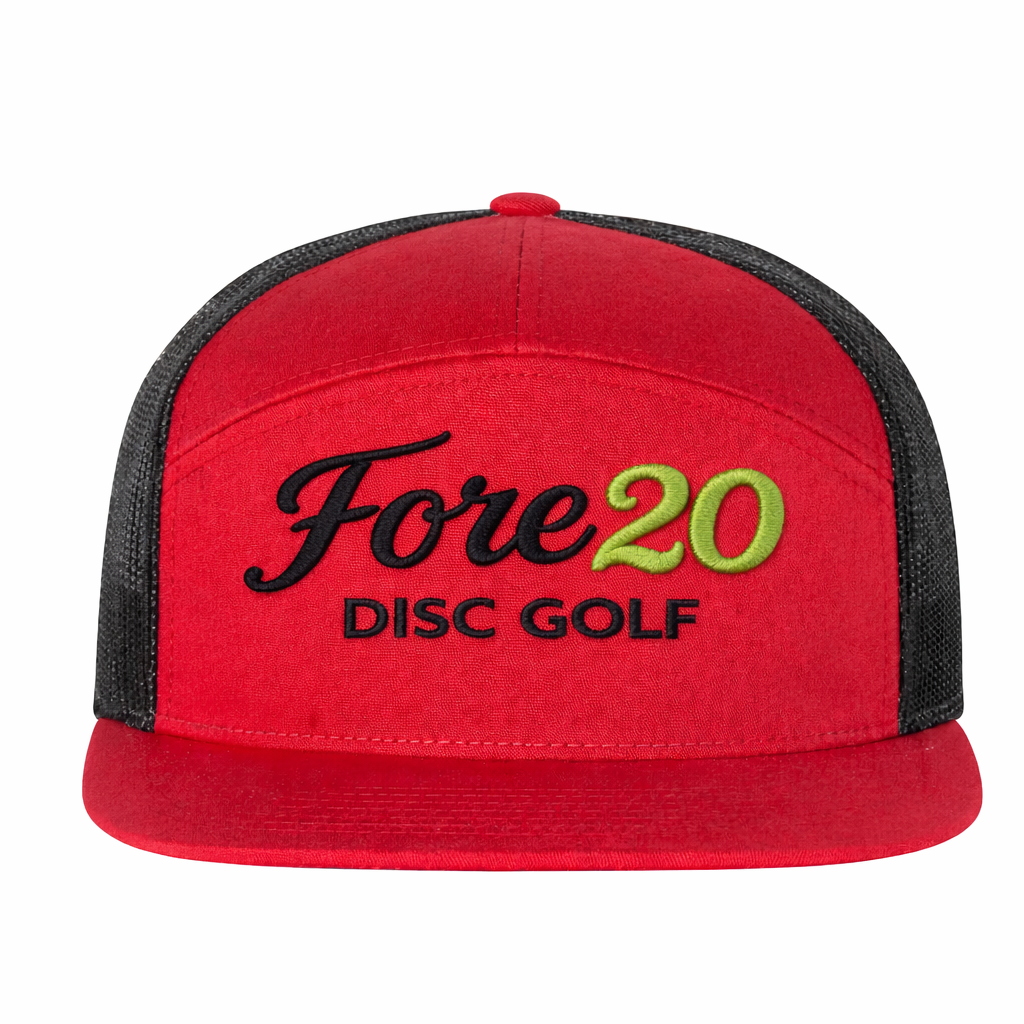 FORE20 Disc Golf 7-Panel – Too High to Lay Up