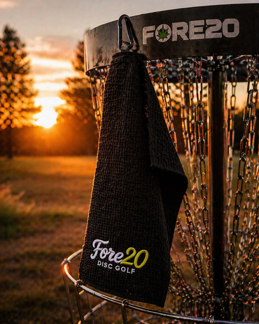 FORE20 Disc Golf Towel- Don't forget to bring a towel