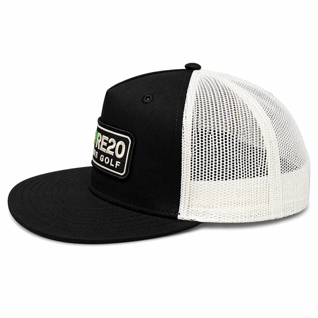 FORE20 Flat Bill Patch Trucker Hat